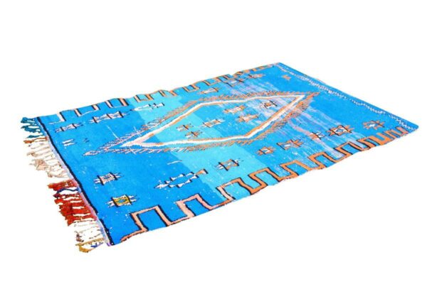 Tapete kilim Azul Cobalto 240cmx155cm