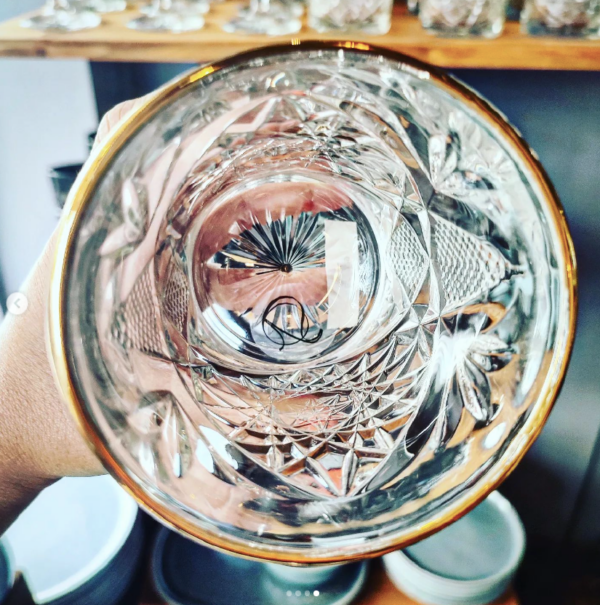 Copo Crystal Golden Rim - Image 3
