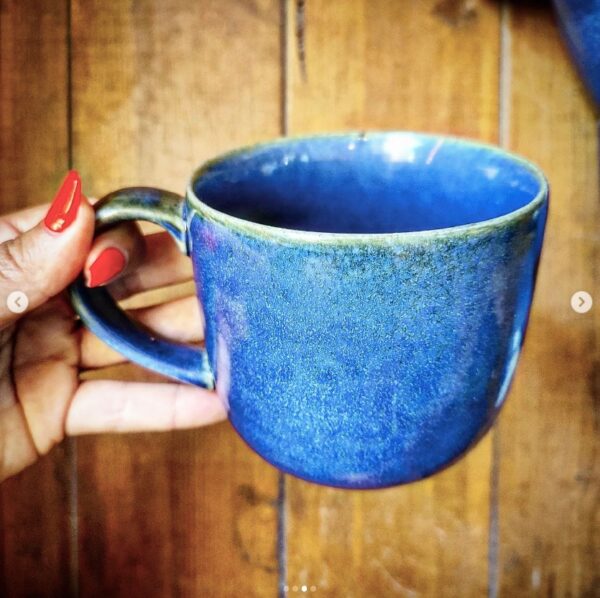 Caneca azul cobalto - Image 3