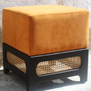 Pouf Prottis Rattan